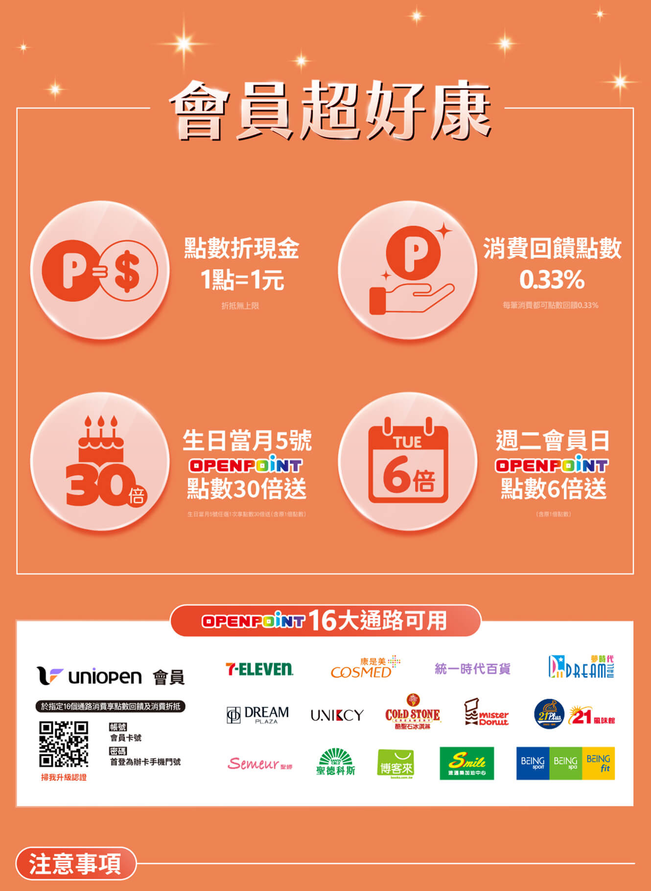 一般會員福利